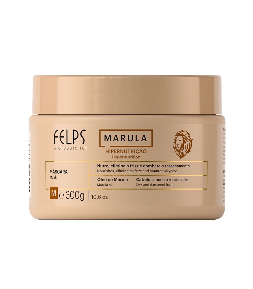 Marula_Mscara_300g_frente Felps - MARULA HYPER-NUTRITION MASK - 300g - Image 1