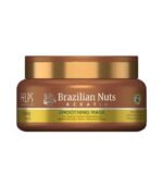 Nourishing Brazilian hair botox treatment with Brazil nut and macadamia oils for frizzy hair