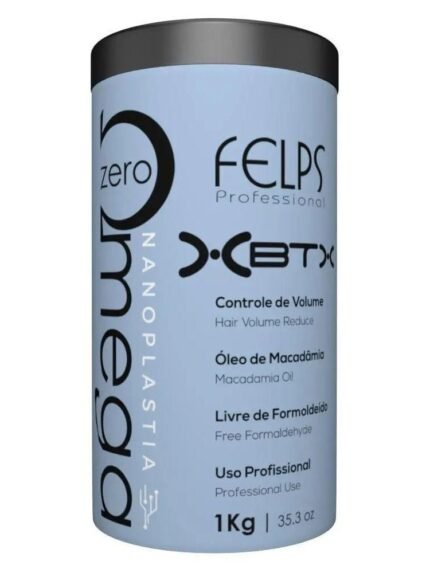 Smoothing hair botox jar for salon frizz and volume control treatment