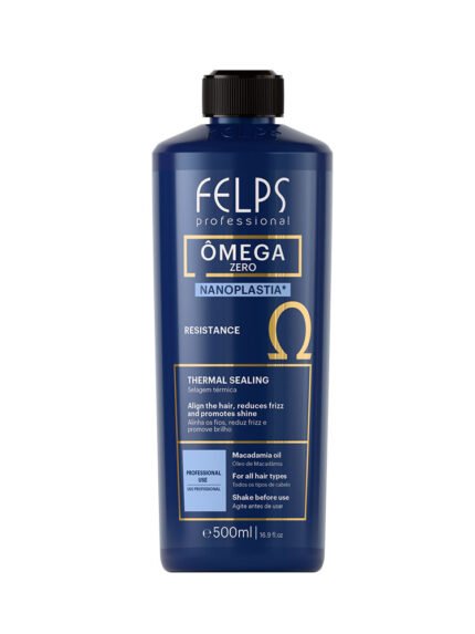 500ml bottle of nanoplastia straightening treatment for coarse, resistant, frizzy hair