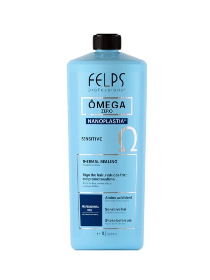 Professional nanoplastia bottle for fine, sensitive hair, gentle acid-based soft-straightening treatment