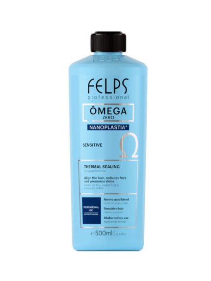 Professional nanoplastia bottle for fine, sensitive hair, gentle acid-based soft-straightening treatment