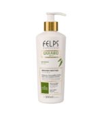 Felps Quiabo Okra Anti-Frizz Nanobotox treatment bottle, 300ml salon size, white and green packaging