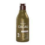 Bottle of Brazilian keratin straightening treatment for dense, frizzy, curly hair