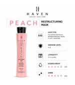 Haven Peach – Keratin Soft Straightening Treatment – 500 ml - Image 2