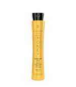 Honey keratin smoothing treatment bottle for damaged, fine to medium hair