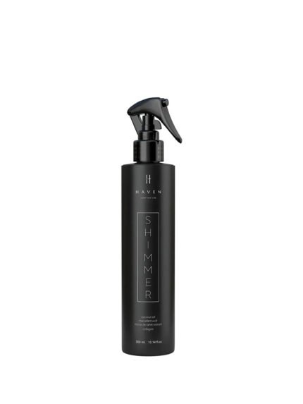 Brazilian lamination finishing spray bottle for high-shine, frizz-free salon hair results.