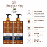 Felps Brazilian Nuts Keratin Duo – Traitement lissant – 250 ml – Image 2