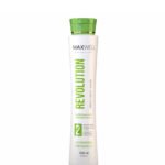 Salon keratin smoothing treatment bottle for thin to medium curly hair