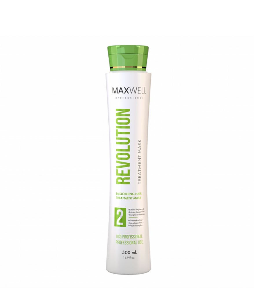 Salon keratin smoothing treatment bottle for thin to medium curly hair