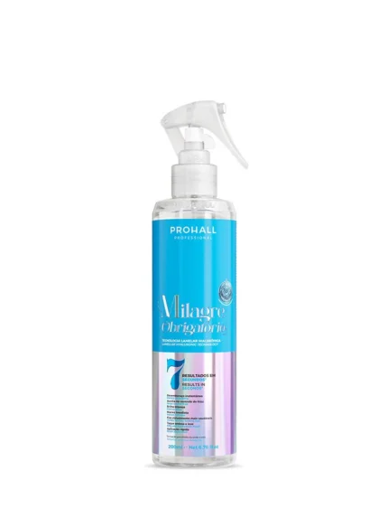 Vaporisateur d'eau lamellaire Prohall de 200 ml pour un conditionnement capillaire instantané en sept secondes