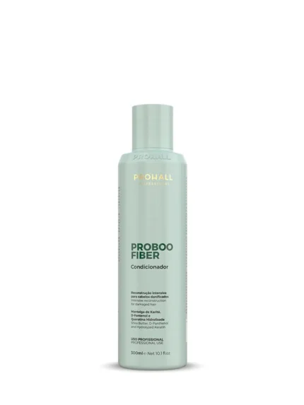 Sage-green reconstruction conditioner bottle by Prohall, 300 ml professional size