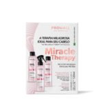 Trousse brésilienne de restructuration en trois étapes : shampooing, masque traitant et vaporisateur de finition
