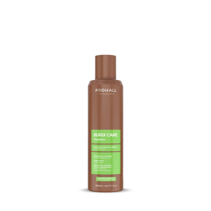 Deep-cleansing Prohall Burix Care shampoo bottle for maintaining smoothing treatments
