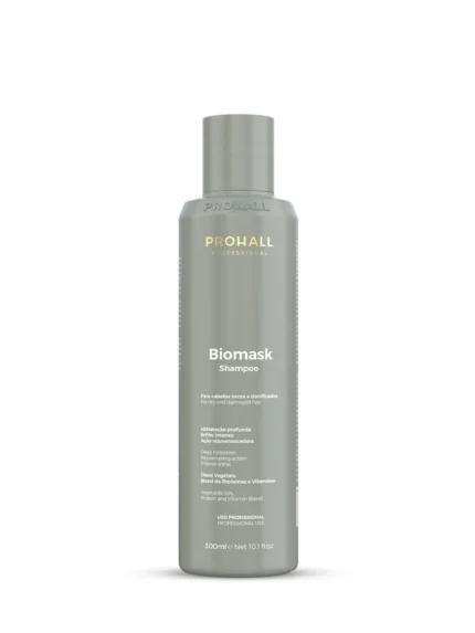 Prohall Biomask shampoo bottle