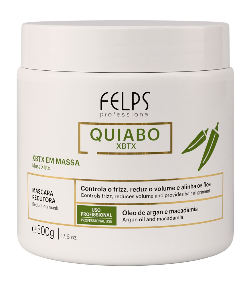 Felps Massa Quiabo XBTX – Hair Botox – 500g
